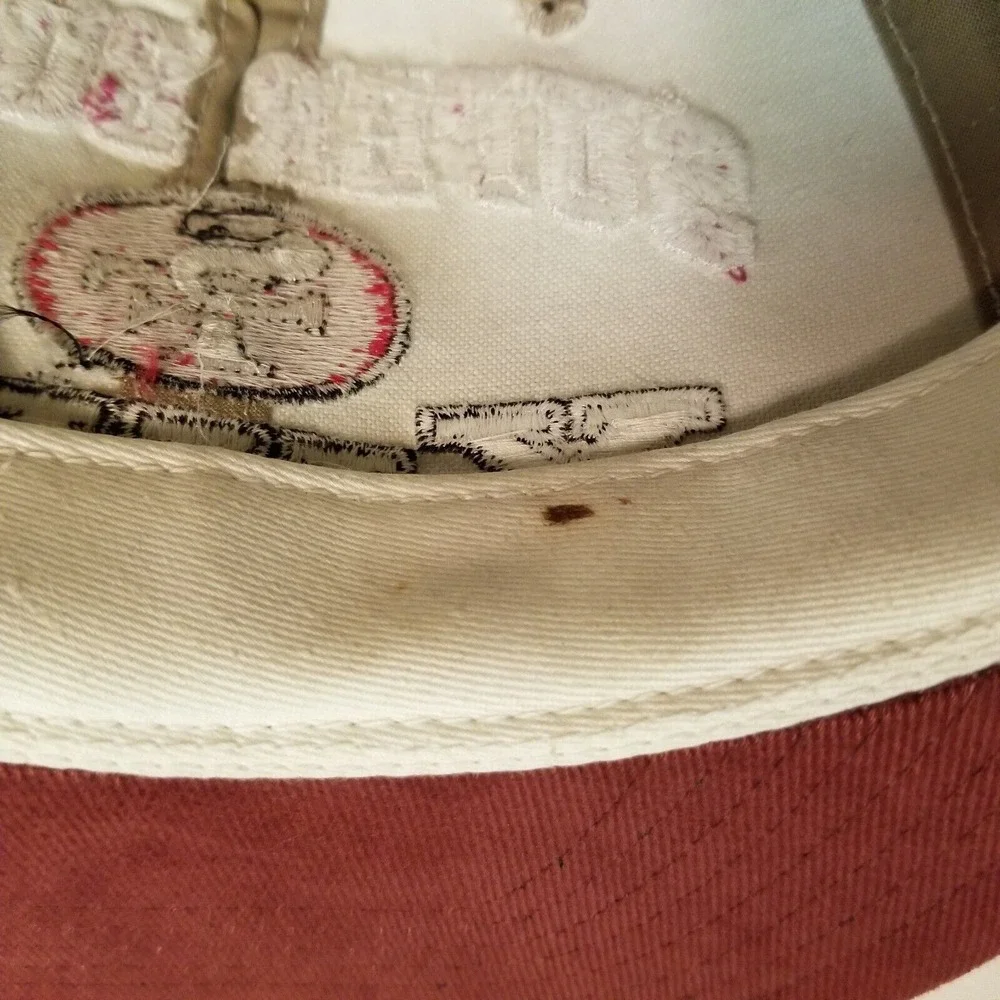 Vintage Super Bowl XXIX Chargers 49ers Hat American Needle Snap Back Tan‎